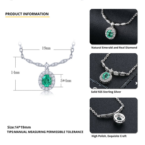 Deliciated Emerald Neck peace