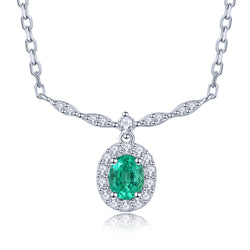 Deliciated Emerald Neck peace