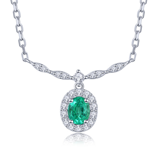 Deliciated Emerald Neck peace