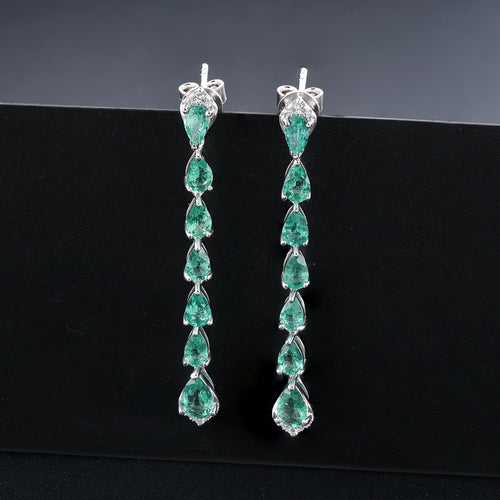 Drop Earrings Emerald