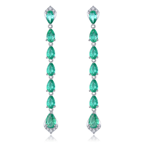 Drop Earrings Emerald