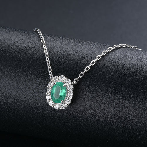 Emerald Elegance Vintage-Inspired Pendant