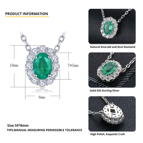 Emerald Elegance Vintage-Inspired Pendant