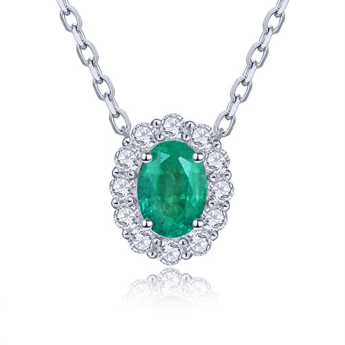 Emerald Elegance Vintage-Inspired Pendant