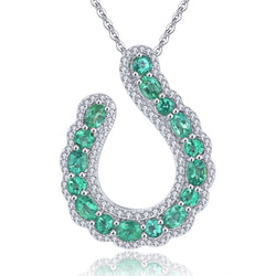deliciated Emerald pendent