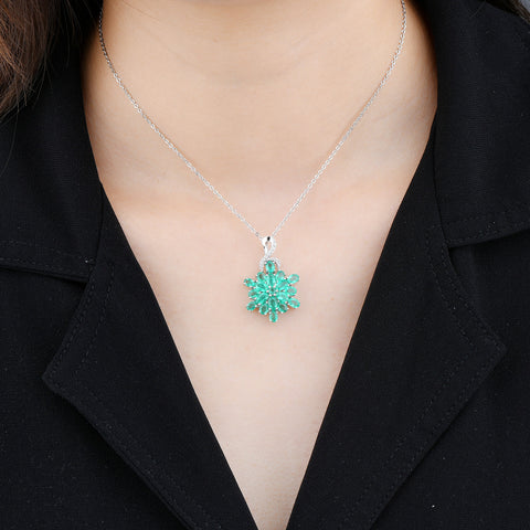 Flower Shape Ladies Necklace