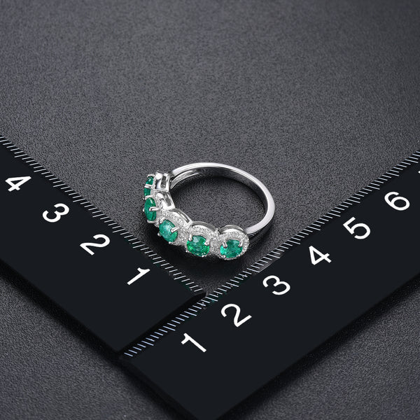Five Emerald Stone Ring