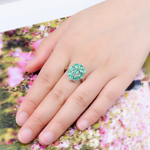 9 Oval Shape Stone Ring