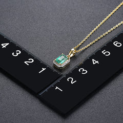 Gold and Emerald Necklace