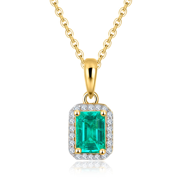 Gold and Emerald Necklace