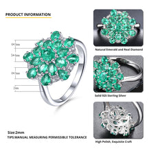 Load image into Gallery viewer, Gorgeous Middle finger Emerald and Diamond Ring
