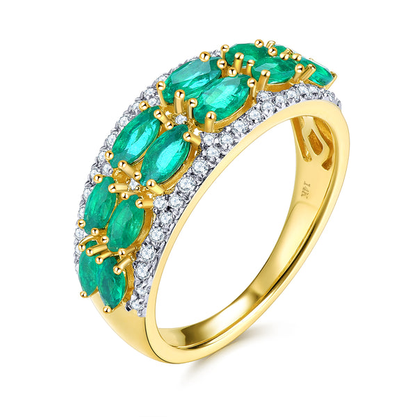 Ladies Emerald Ring